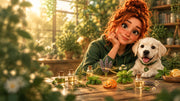 Mary-Jane and Ivy explore the idea of cannabis plant compounds working together in a warm, leafy greenhouse