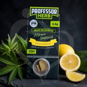 Professor Herb Hemp Briquette Hash 3.5g Lemon Haze