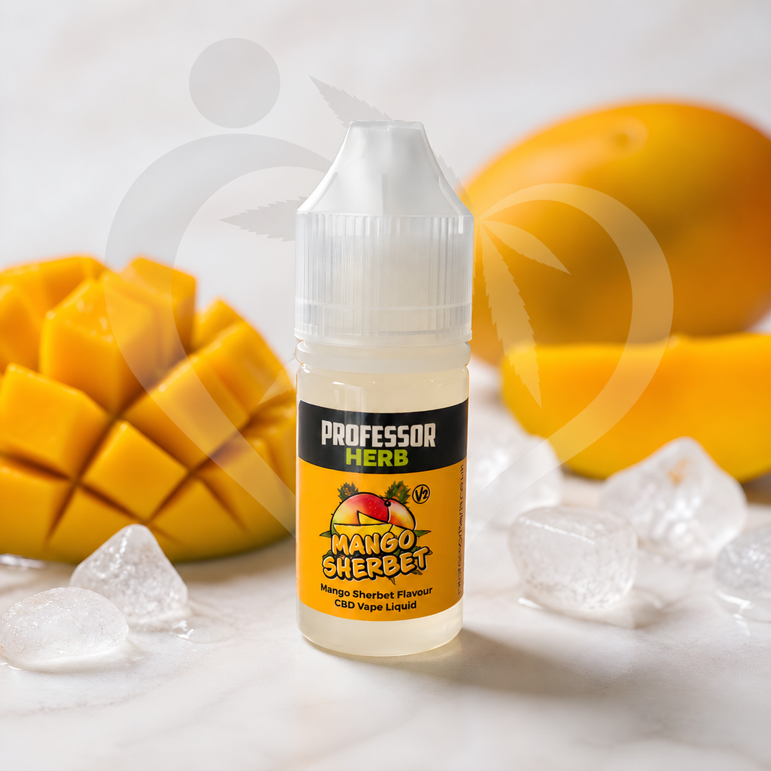 Professor Herb CBD Vape Liquid 1000mg/30ml V2 - Mango Sherbert