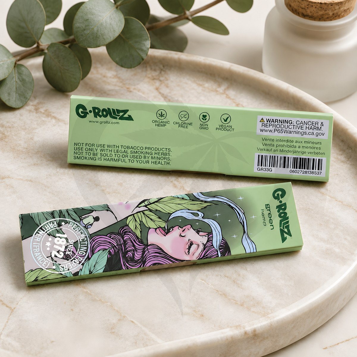G Rollz Mushroom Lady | 50 Papers + Tips Per Booklet