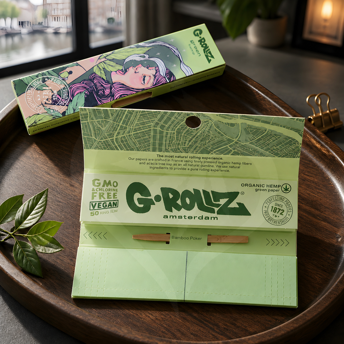 G Rollz Mushroom Lady | 50 Papers + Tips Per Booklet