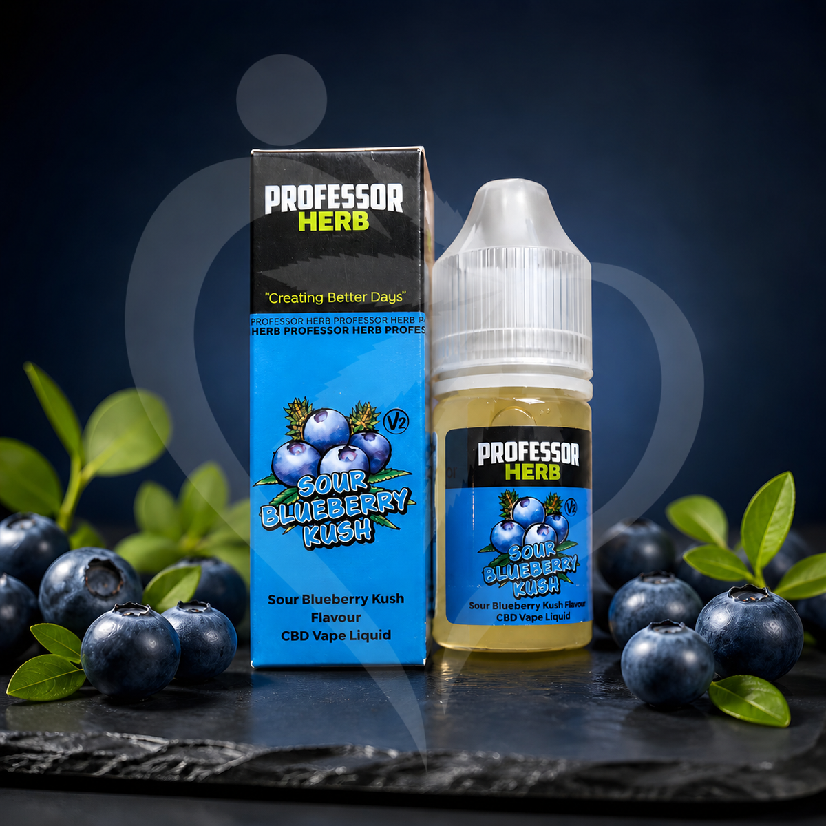 Professor Herb CBD Vape Liquid 1000mg/30ml V2- Sour Blueberry Kush