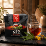 Multitrance Pyramid CBD Tea Bags: Rooibos Tea - 150mg