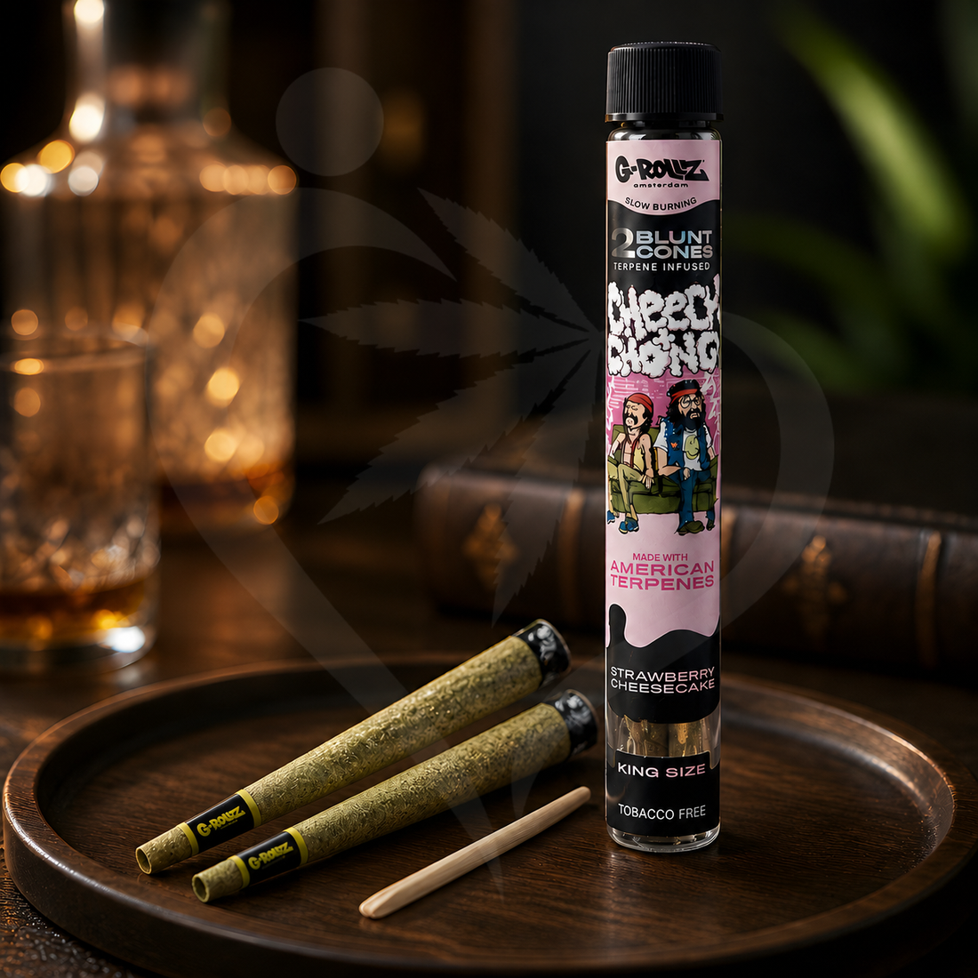 G-Rollz | Cheech & Chong CBD Cones | Strawberry Cheesecake