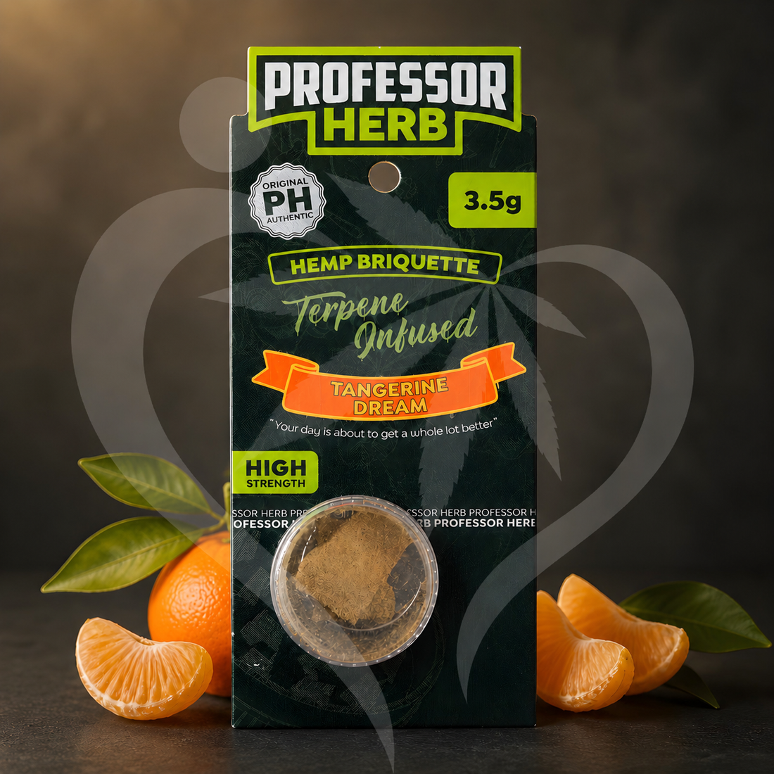 Professor Herb Hemp Briquette Hash 3.5g Tangerine Dream