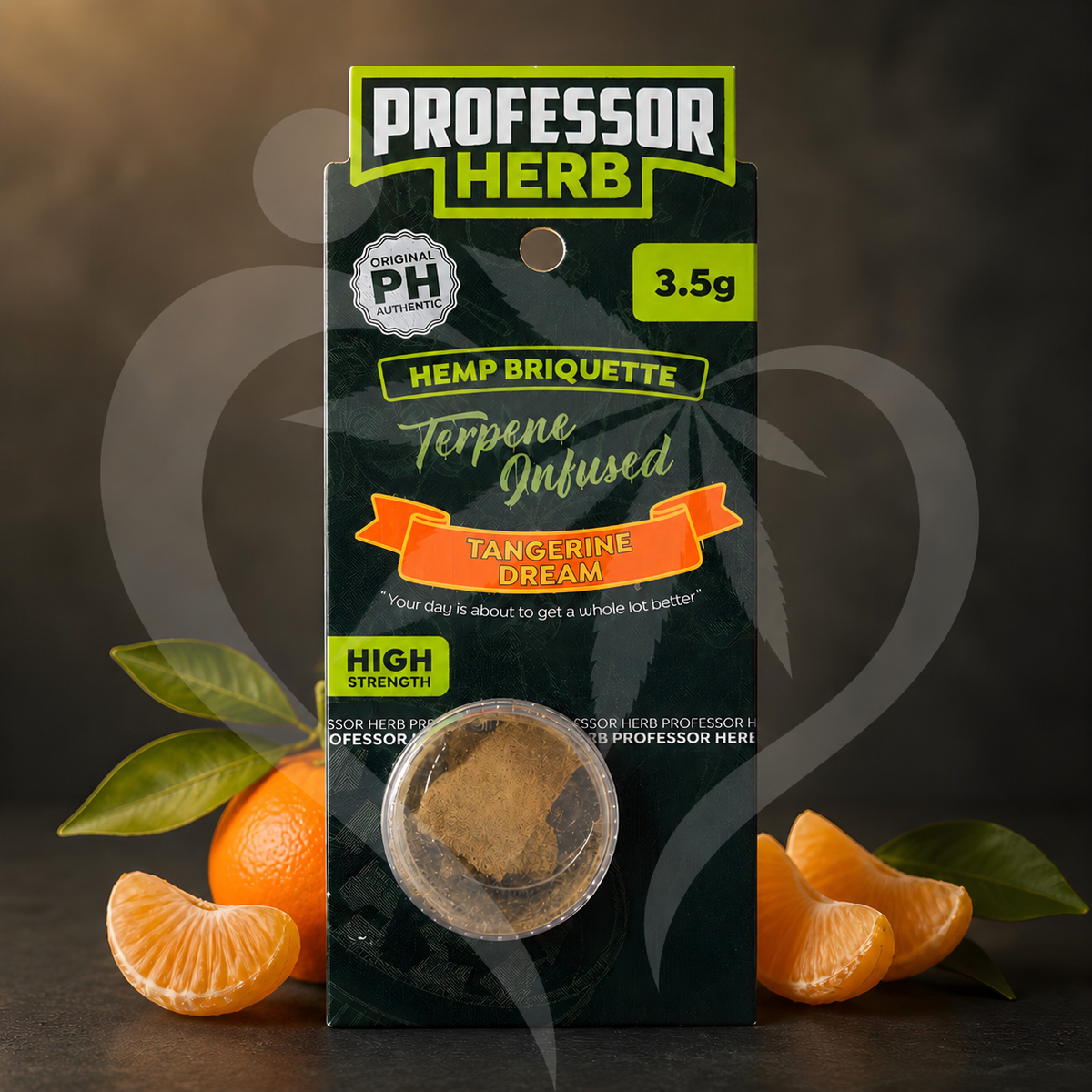 Professor Herb Hemp Briquette Hash 3.5g Tangerine Dream