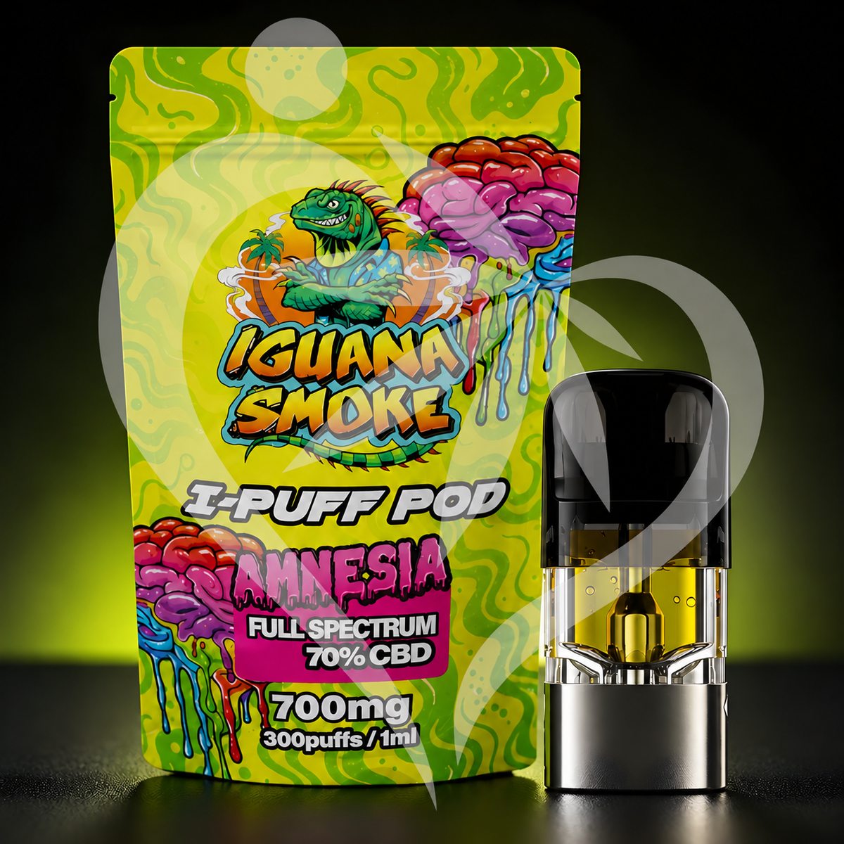 Iguana Smoke I-Puff Replacement Pod: Amnesia