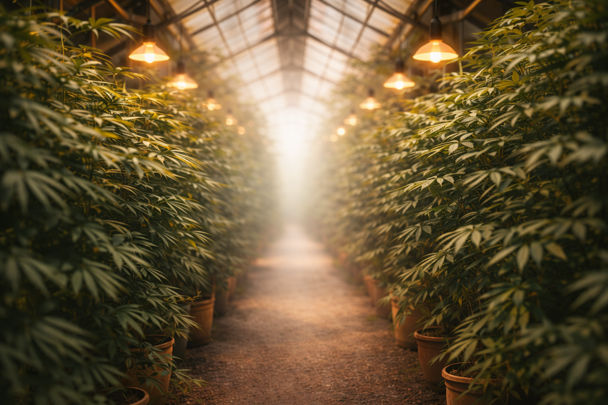 Botanical hemp growing environment