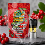 Iguana Smoke I-Puff Replacement Pod: Red Berries